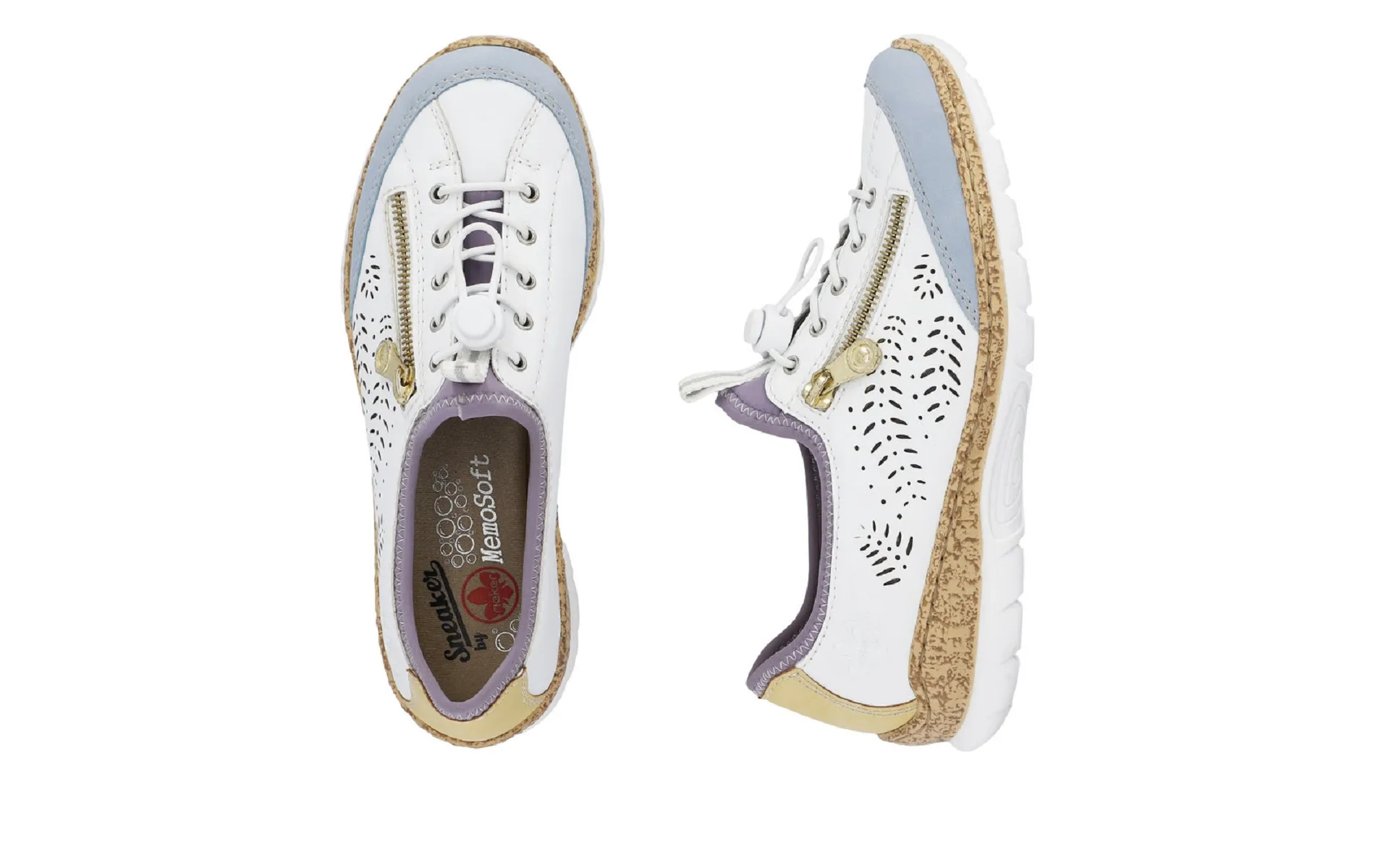 Rieker sneakers n42k6 80 blanc