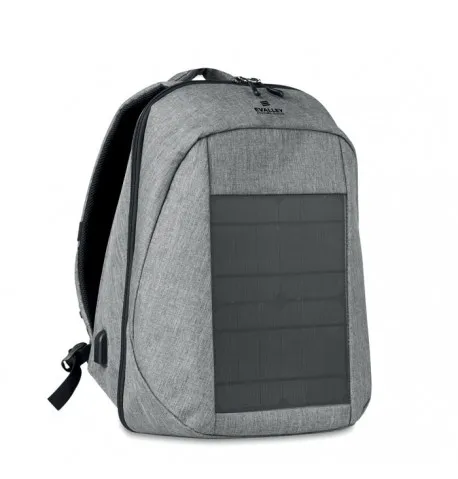 Sac à dos en polyester 600D avec chargeur solaire et port USB