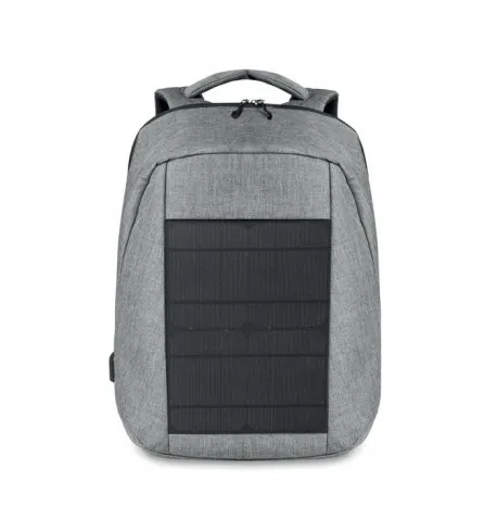 Sac à dos en polyester 600D avec chargeur solaire et port USB