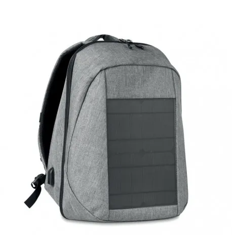 Sac à dos en polyester 600D avec chargeur solaire et port USB