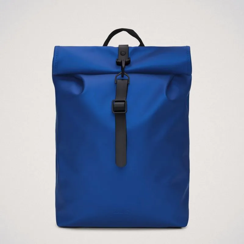 Sac à dos imperméable Rains Rolltop Rucksack Mini 38 cm Storm - Bleu