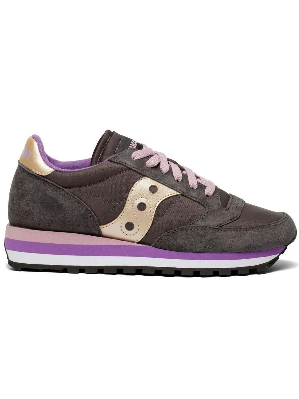 SAUCONY Baskets Jazz triple pour femme S60530 Gris