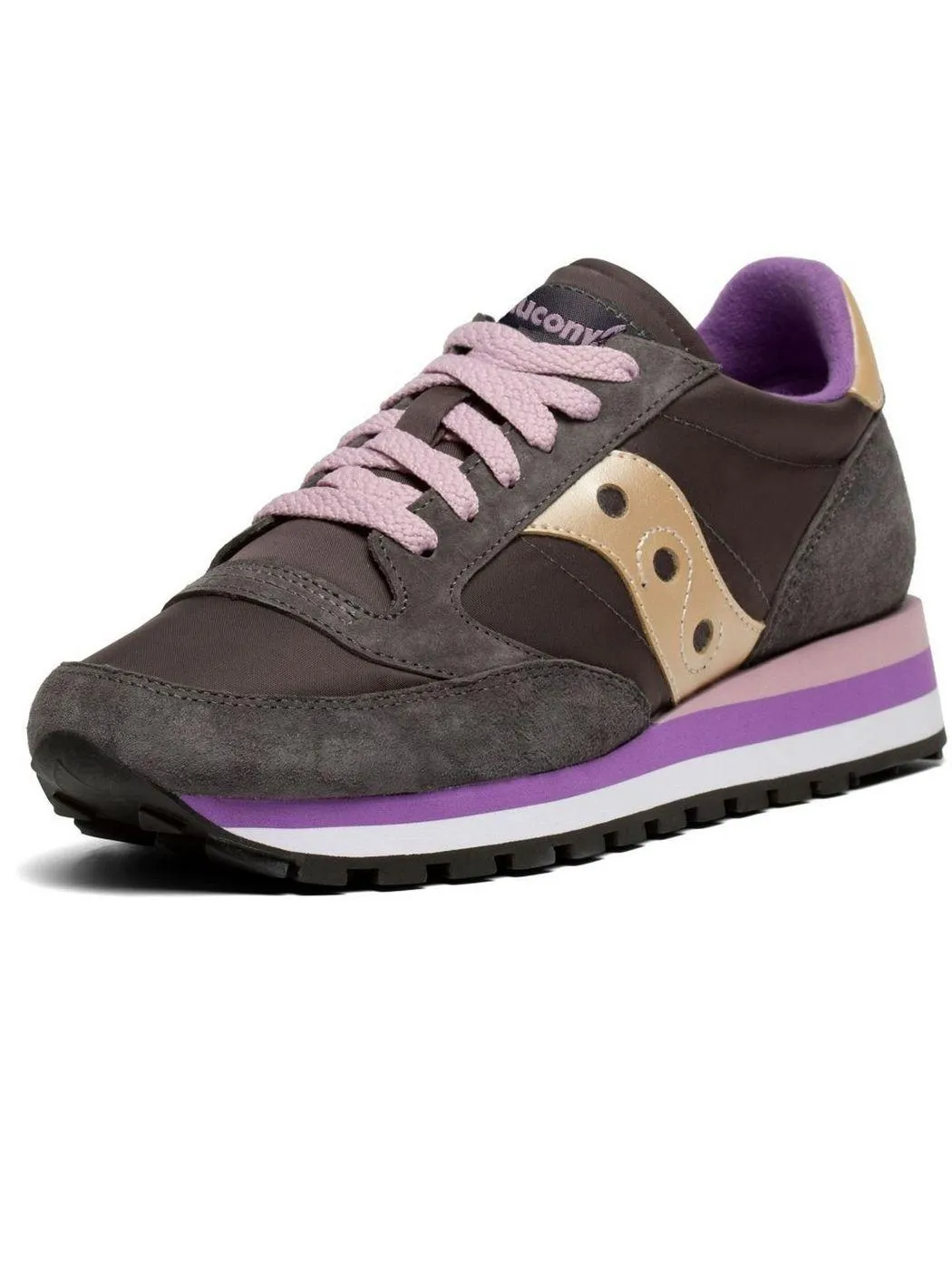 SAUCONY Baskets Jazz triple pour femme S60530 Gris