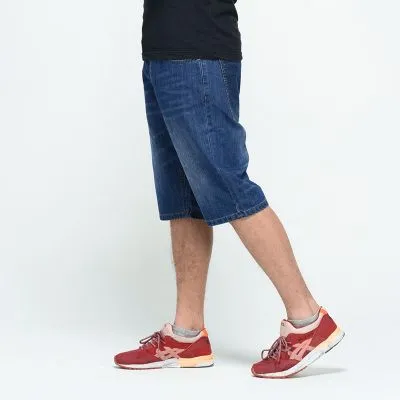 Short en Jeans Classique pour Homme Longueur Genoux