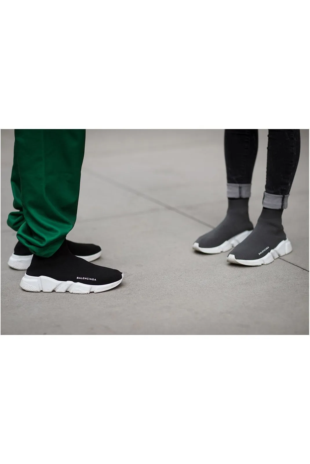 Sneakers - BALENCIAGA - Black-White-Black