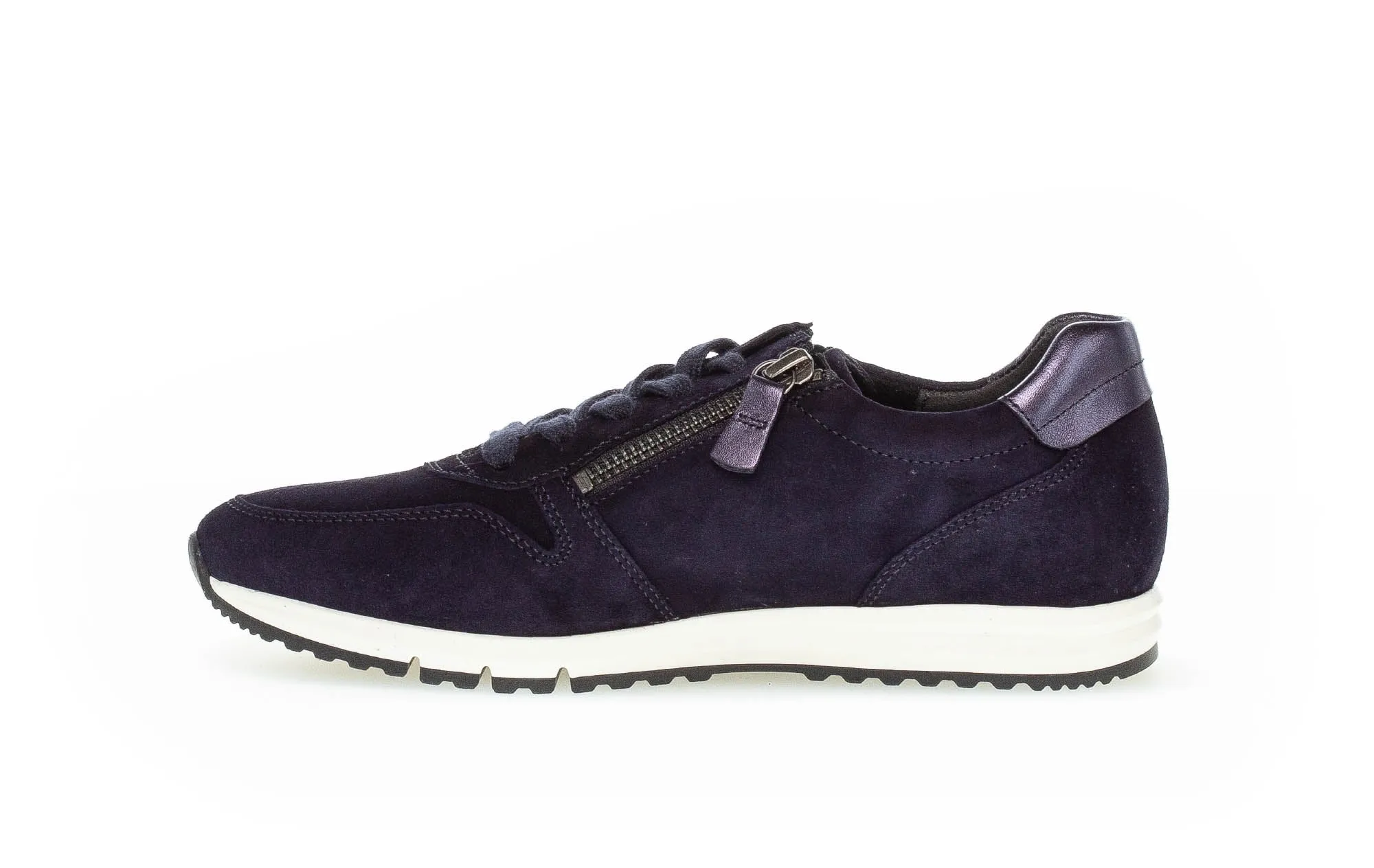 Sneakers bleu marine en velours