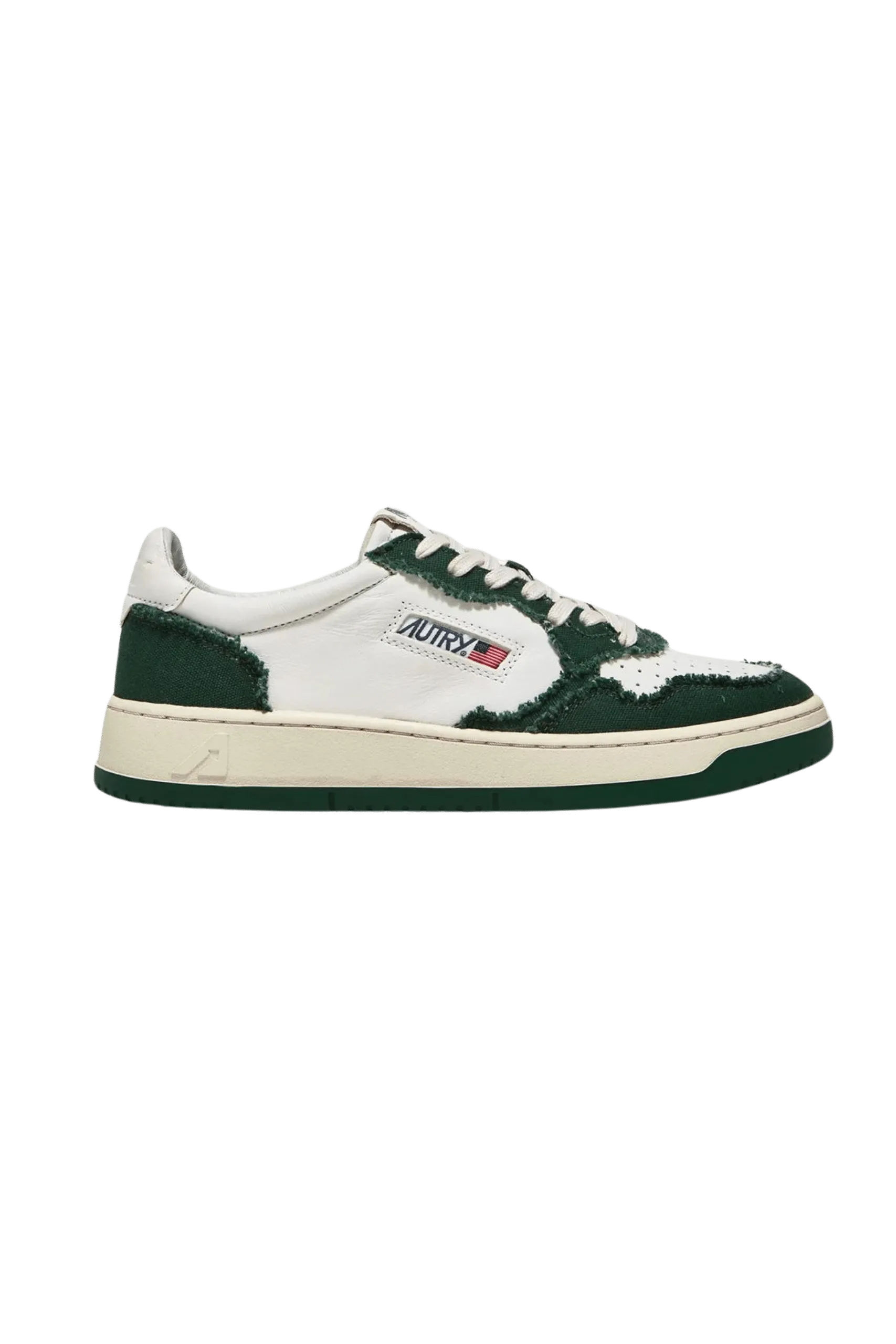 Sneakers Medalist Cuir Blanc Vert