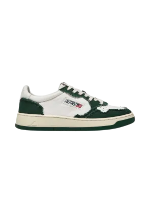 Sneakers Medalist Cuir Blanc Vert