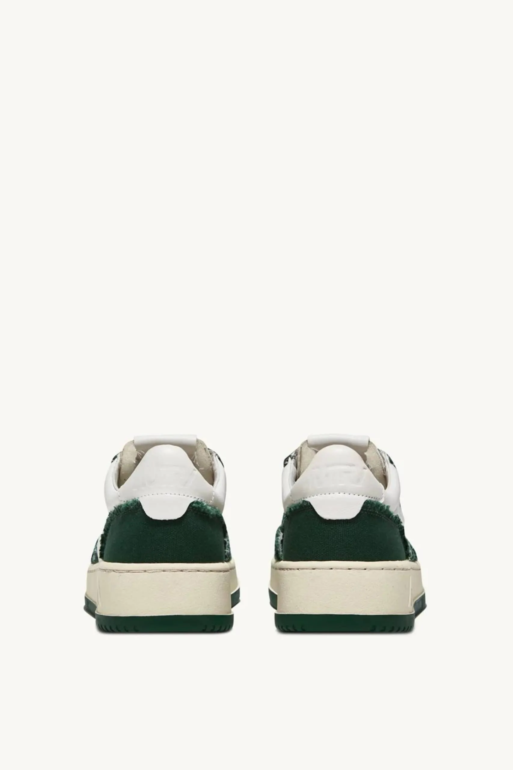 Sneakers Medalist Cuir Blanc Vert