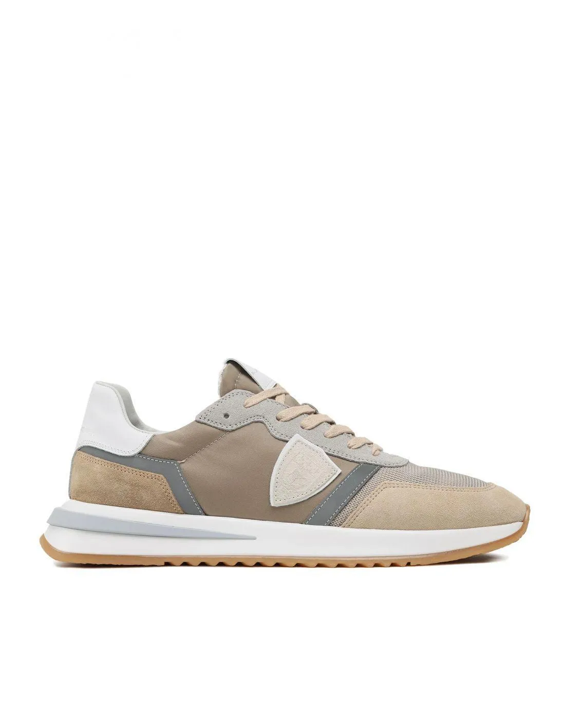 Sneakers TROPEZ 2.1 LOW MAN W036 TAUPE - Philippe Model  | Chez Maman Rouen