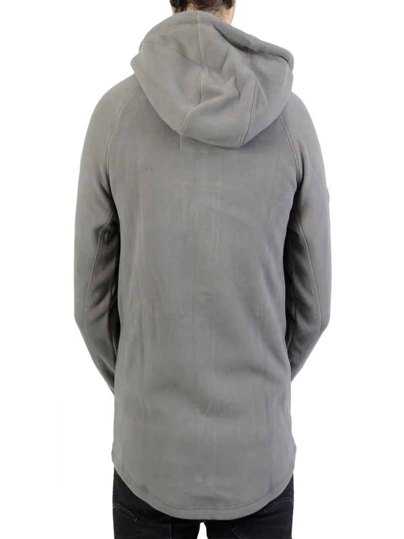 Sweat à Capuche SuperDry Polar Fleece Ziphood - Gris