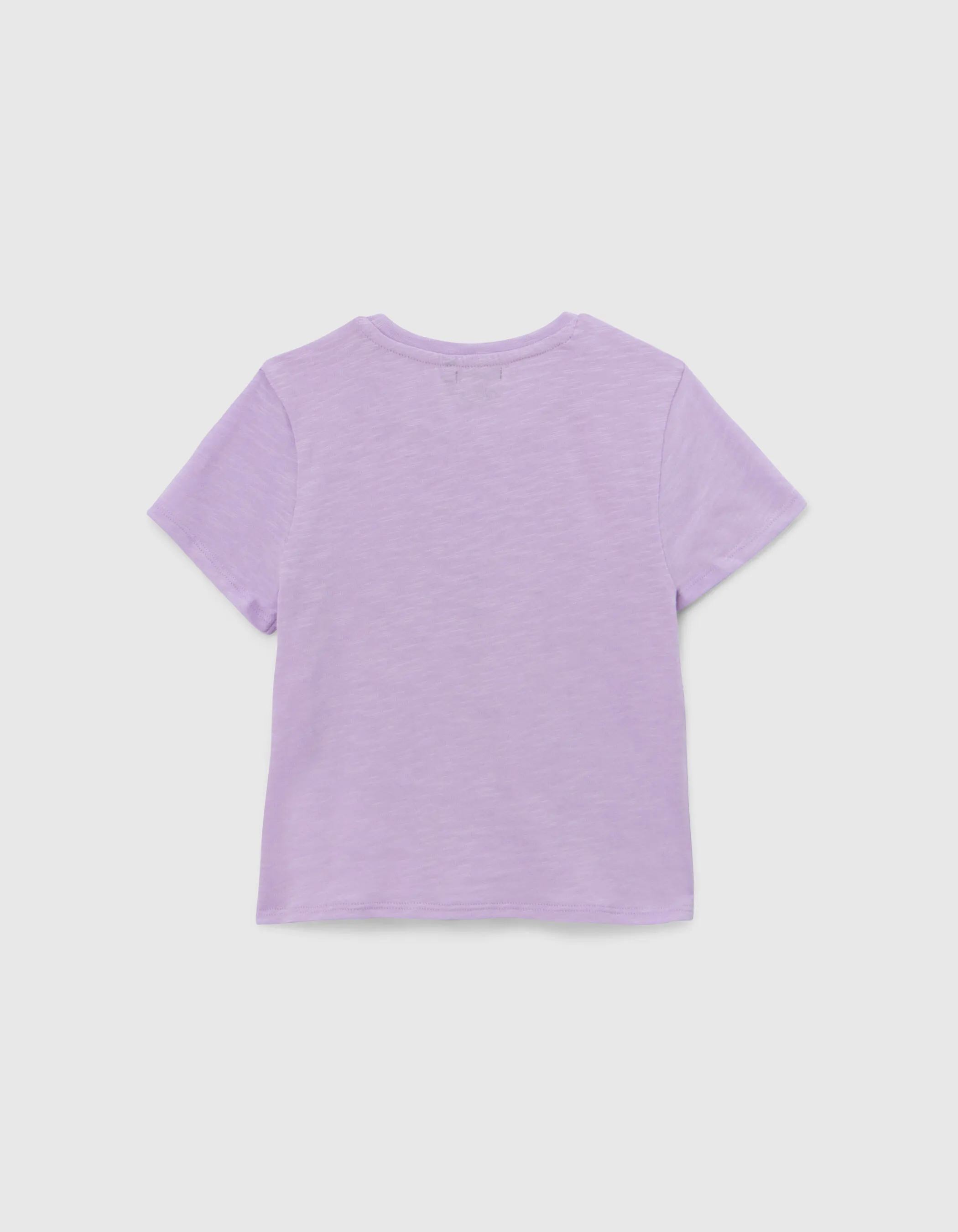 T-shirt lilas à nouer visuel SNOOPY fille