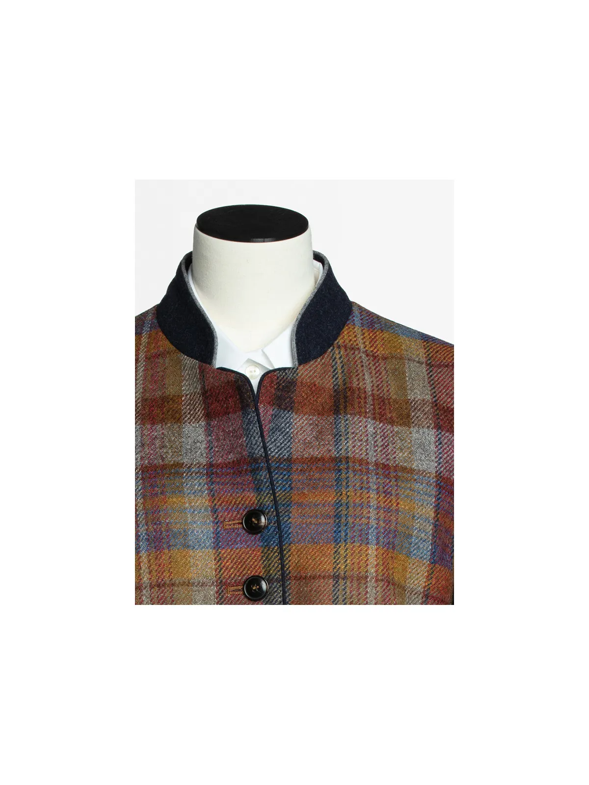 Veste Autrichienne Tweed Carreaux