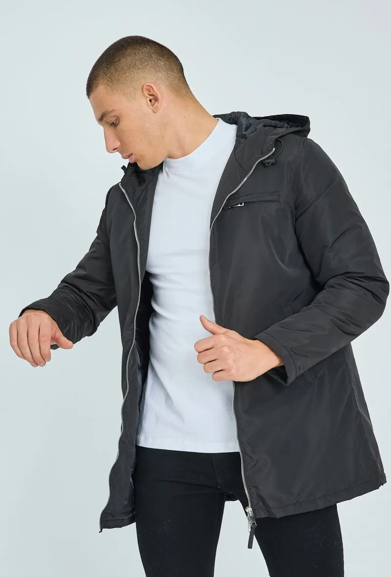 Veste coupe-vent doublée à capuche imperméable