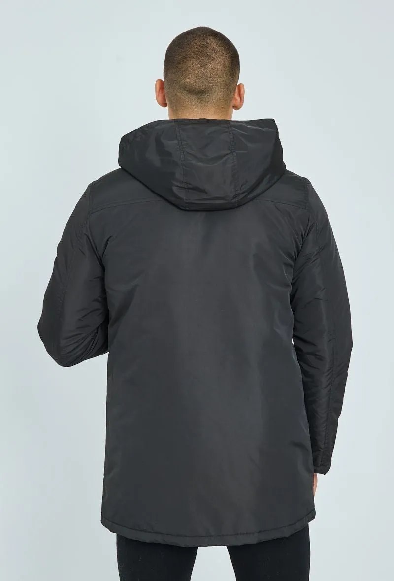 Veste coupe-vent doublée à capuche imperméable