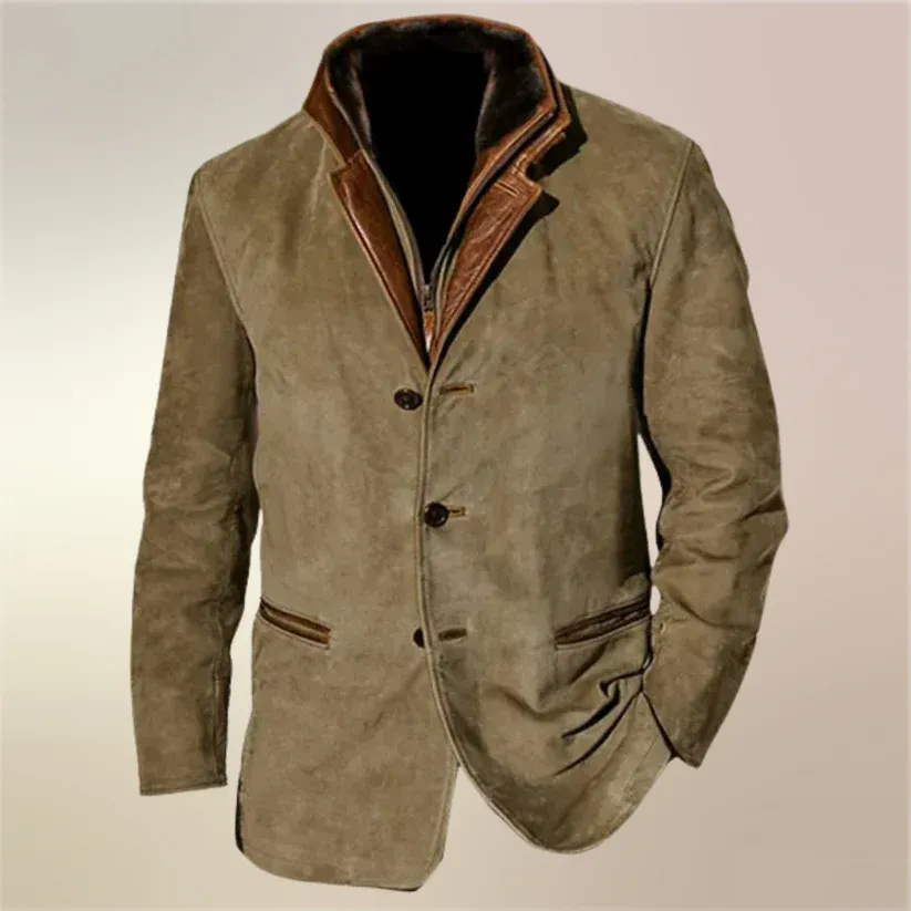 Veste d'automne vintage pour hommes