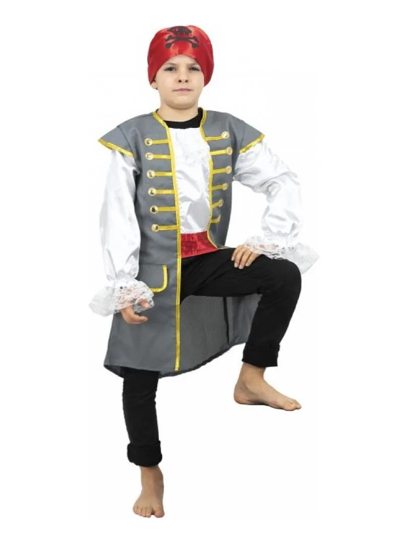 Veste et Foulard Pirate 4-6 ans - Multicolore