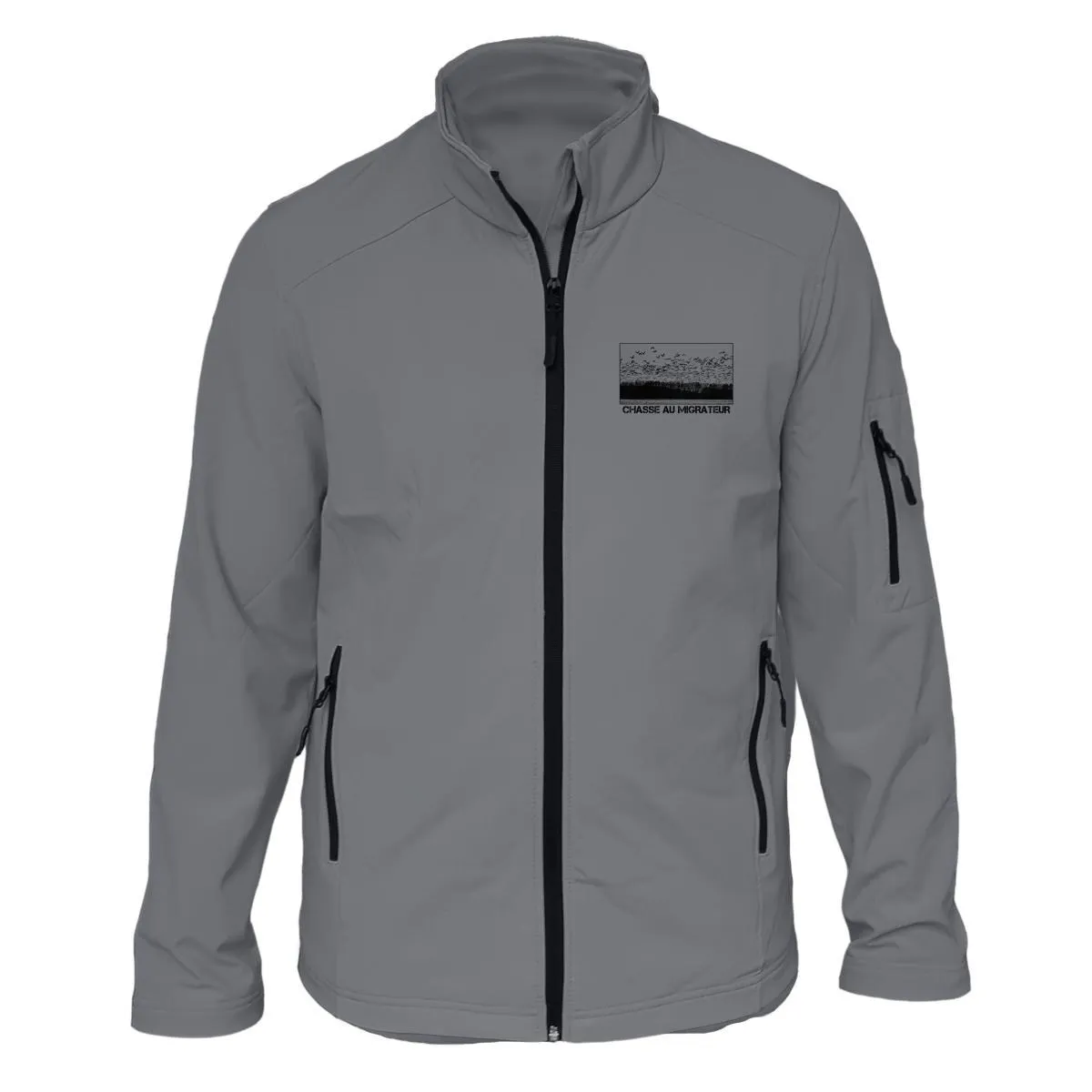 Veste softshell Migrateur Homme ou Femme avec/sans capuche – Chasse au migrateur