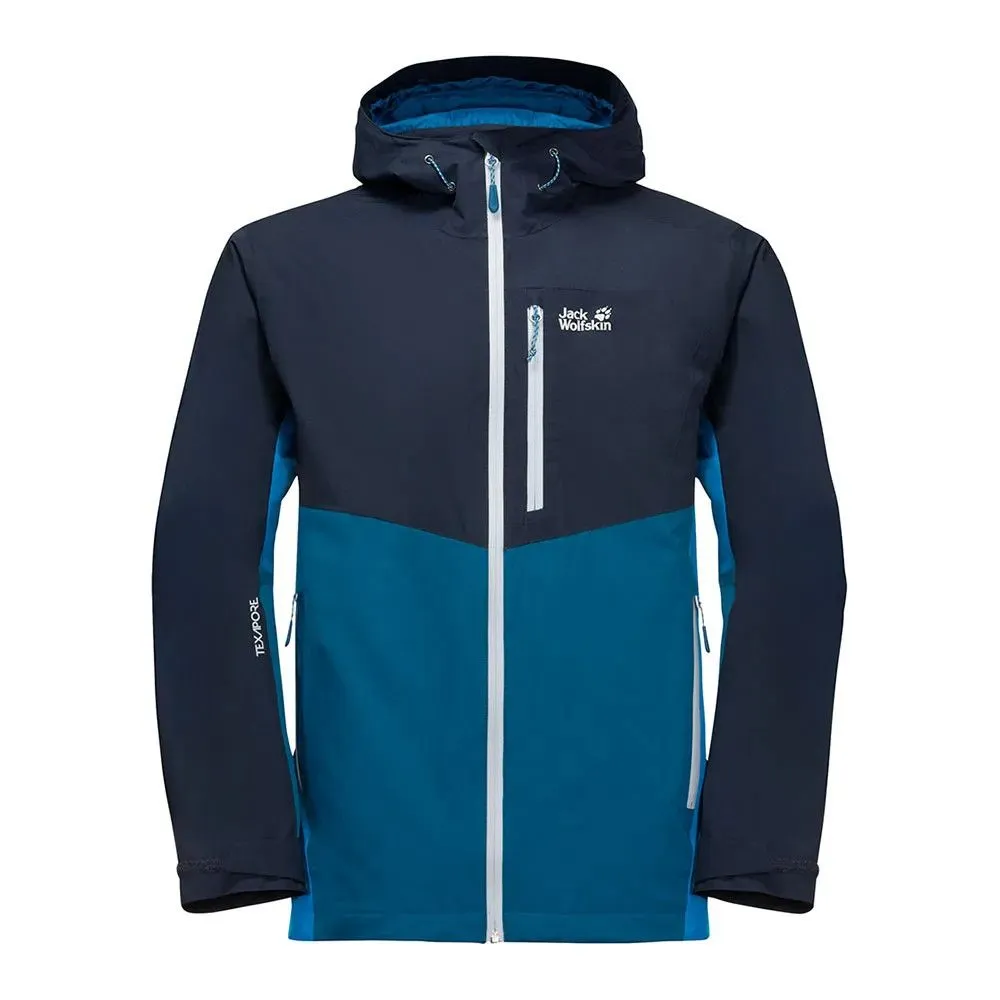 Vêtements de randonnée Jack Wolfskin | Veste de randonnée JACK WOLFSKIN Eagle Peak Jacket Blue Pacific pour Homme| 1112992-1361