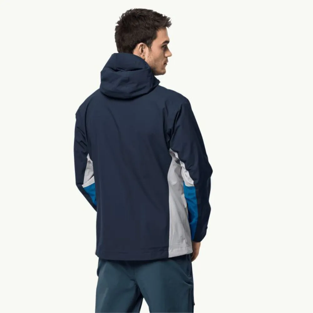 Vêtements de randonnée Jack Wolfskin | Veste de randonnée JACK WOLFSKIN Eagle Peak Jacket Blue Pacific pour Homme| 1112992-1361