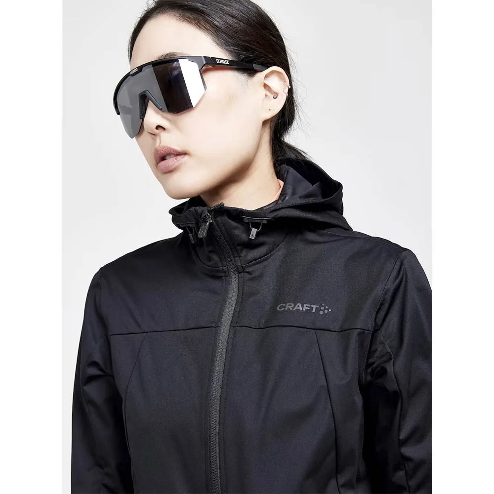 Vêtements de sport Craft Femme | Veste imperméable Craft ADV Essence Hydro Jacket Black pour Femme | 1912465-999000